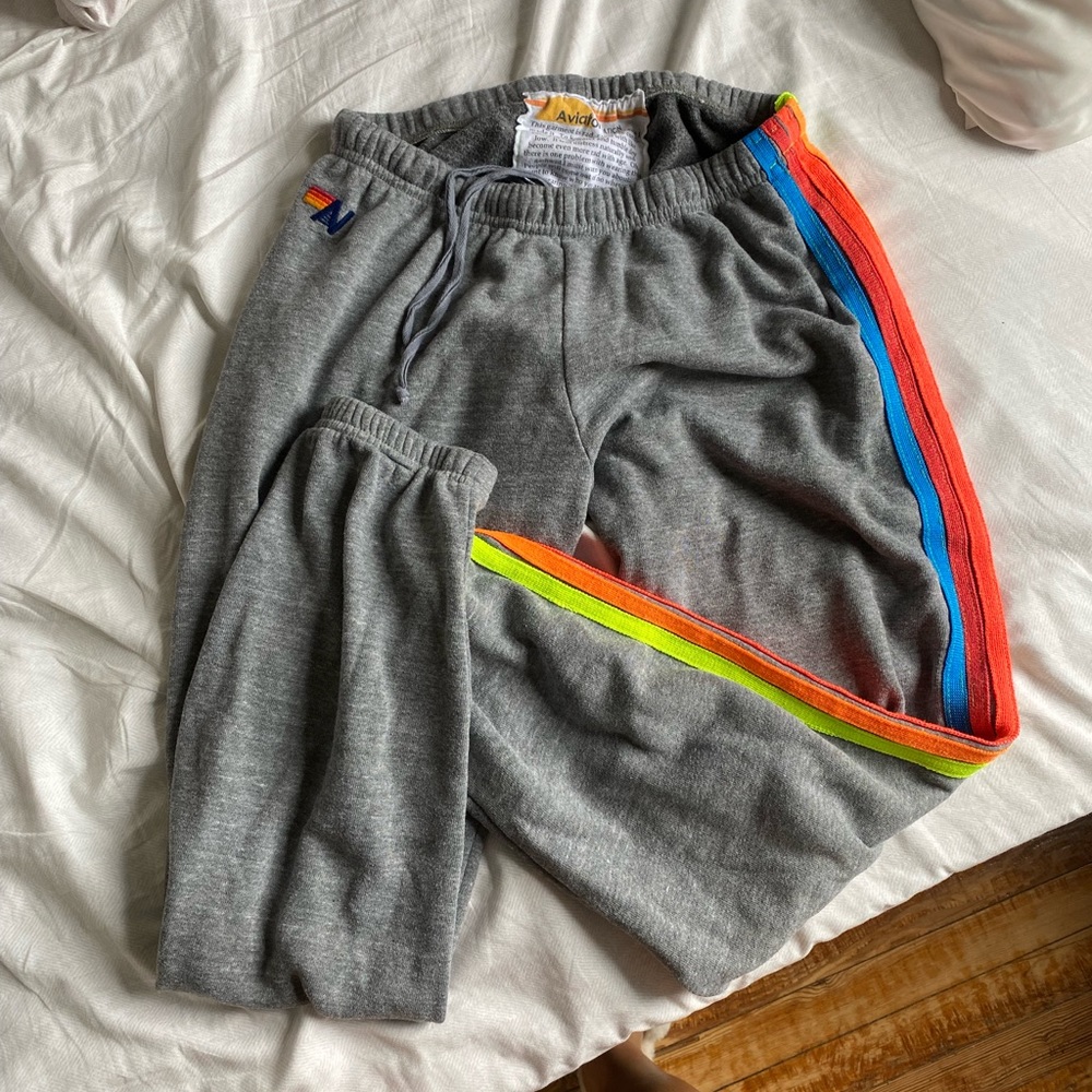 Aviator nation gray sweats
